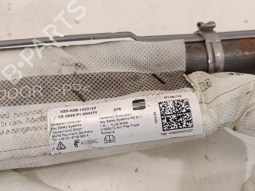Right curtain airbag SEAT LEON (5F1) 2.0 TDI | BP19495873C12 