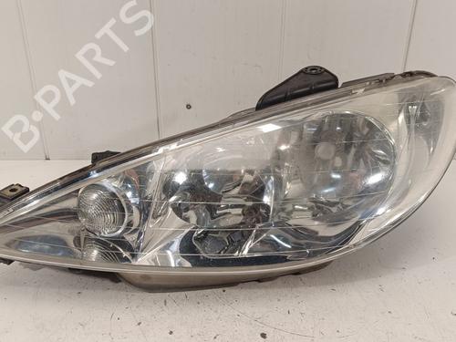 Used Left headlight PEUGEOT 206 Hatchback (2A/C) [1998-2012]  19665453