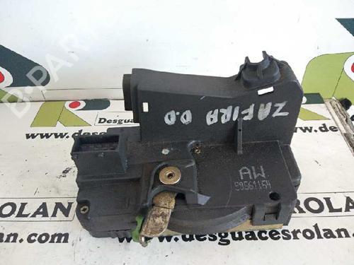 Used Front right lock OPEL ZAFIRA A MPV (T98) [1999-2006]  4052462