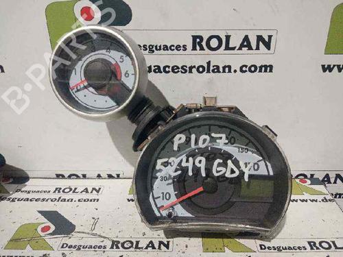 Used Instrument cluster PEUGEOT 107 (PM_, PN_) 1.4 HDi (54 hp) 4052886