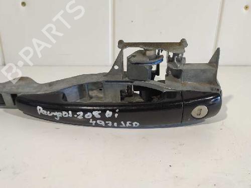 Used Front left exterior door handle PEUGEOT 208 I (CA_, CC_) 1.2 VTI 82 (82 hp) 6069794