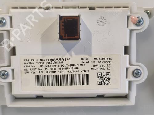 Instrument cluster PEUGEOT 208 I (CA_, CC_) 1.2 VTI 82 | BP7655452C47 