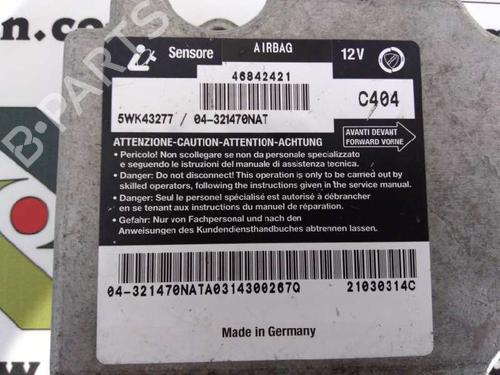 ECU airbags ALFA ROMEO 147 (937_)  | BP4062557M53 
