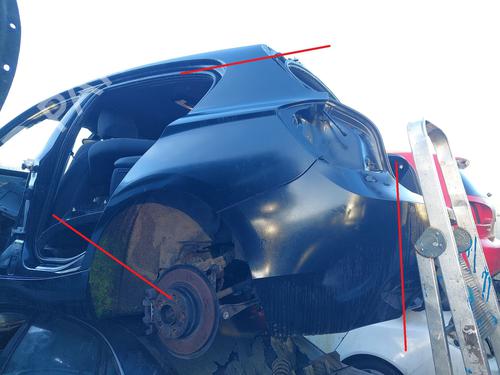 Used Right rear fenders BMW 1 (F20) 116 d (116 hp) 31291321