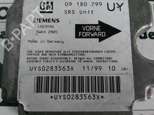 Kollisjonspute styreenhet OPEL ASTRA G Hatchback (T98)  | BP4062593M53 