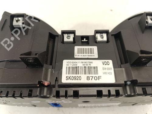 Instrument cluster VW GOLF VI (5K1) 1.4 TSI | BP25761303C47 