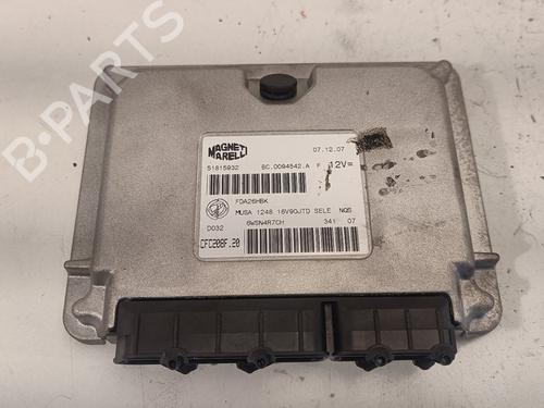 Used Engine control unit (ECU) LANCIA MUSA (350_) 1.3 D Multijet (350.AXG11, 350.AXG1A) (90 hp) 17734912