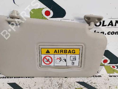 Used Right sun visor NISSAN JUKE (F15) 1.5 dCi (110 hp) 5651351