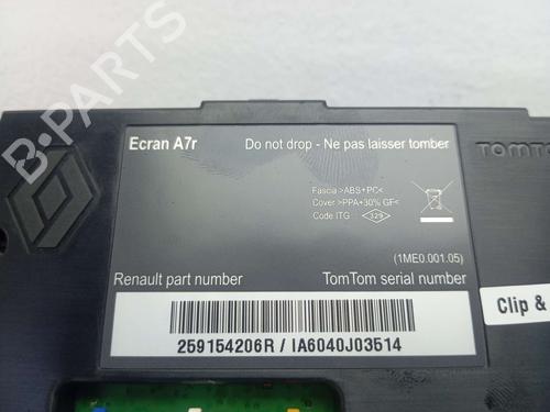 Display monitor RENAULT SCÉNIC III (JZ0/1_) | BP18074272C48