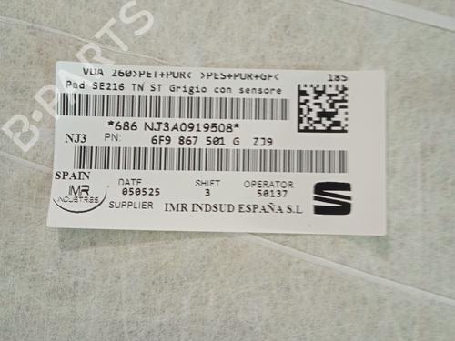 Interior roof SEAT ARONA (KJ7, KJP) 1.0 TSI | BP36986658I12  - Image 6