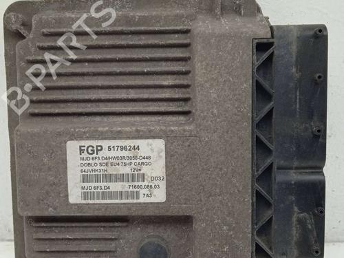 Used Engine control unit (ECU) Engine control unit (ECU) FIAT DOBLO Box Body/MPV (223_) 1.9 JTD (105 hp) 4283557 4283557