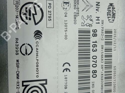 Electronic module CITROËN C4 CACTUS  | BP24506328M83  - Image 5