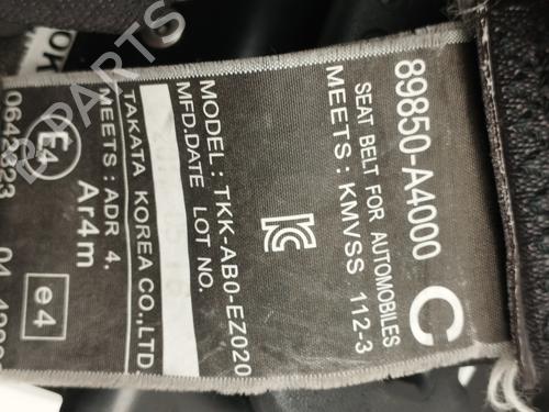 Sikkerhedssele bag midten KIA CARENS IV [2013-2026]  31617987