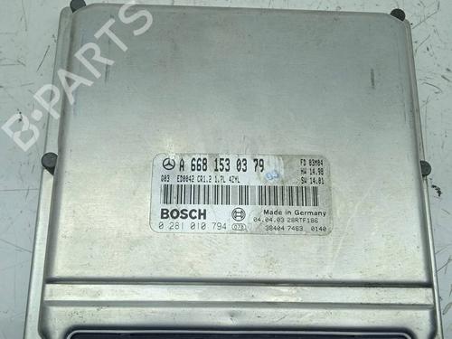 Used Engine control unit (ECU) MERCEDES-BENZ A-CLASS (W168) A 170 CDI (168.009, 168.109) (95 hp) 4326906