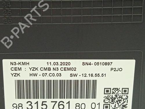 Instrument cluster OPEL CORSA F (P2JO)  | BP31618543C47 