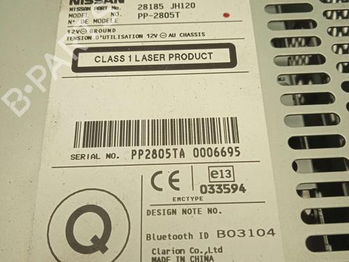 Used Radio NISSAN X-TRAIL II (T31) [2007-2018]  11160701