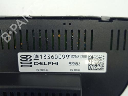 Climate control OPEL ASTRA J (P10)  | BP31621195I5  - Image 7