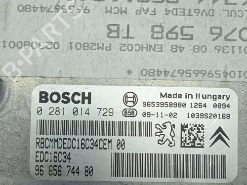 Engine control unit (ECU) PEUGEOT 3008 I MPV (0U_)  | BP31619155M57 