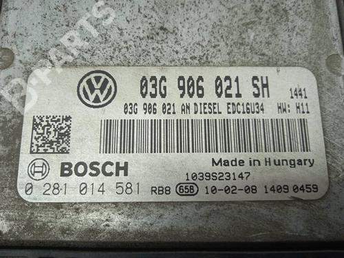Engine control unit (ECU) SEAT LEON (1P1) 1.9 TDI | BP11167371M57