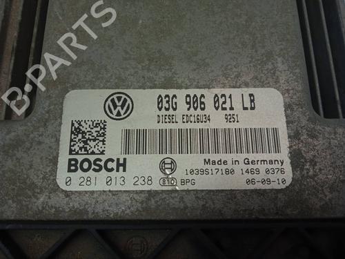 Engine control unit (ECU) SKODA OCTAVIA II (1Z3) 1.9 TDI | BP15186396M57