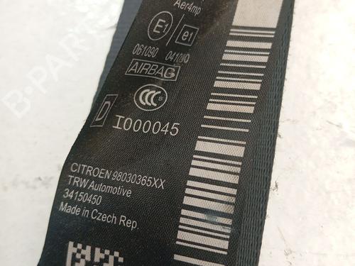 Front right seatbelt CITROËN C3 II (SC_) 1.6 HDi 90 | BP34582740I25 - Image 7