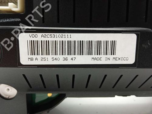 Instrument cluster RENAULT KANGOO Express (FC0/1_)  | BP12321390C47 