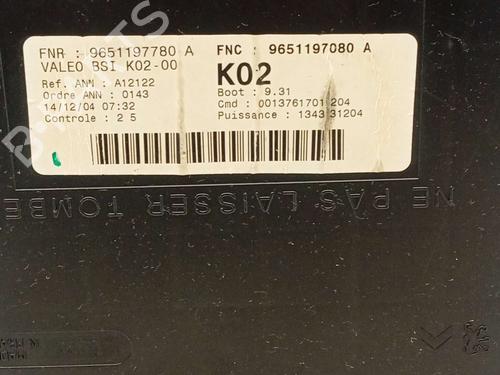 Fuse box PEUGEOT 307 (3A/C) | BP31616942E1