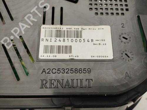 Instrument cluster RENAULT MEGANE III Hatchback (BZ0/1_, B3_) | BP17357986C47