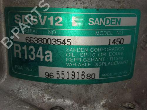 AC compressor PEUGEOT 1007 (KM_) | BP24811889M34