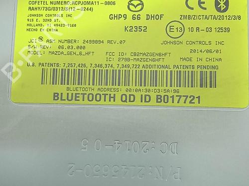 Electronic module MAZDA 6 Estate (GJ, GL)  | BP31620150M83 