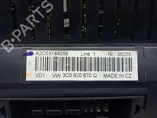 Instrument cluster VW PASSAT B6 Variant (3C5) 2.0 TDI 16V | BP11167285C47