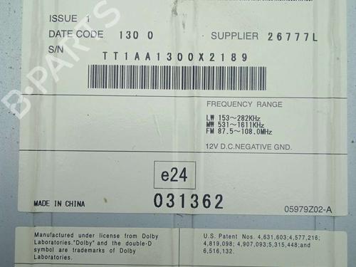 Radio JEEP COMPASS (MK49)  | BP31620993E6 