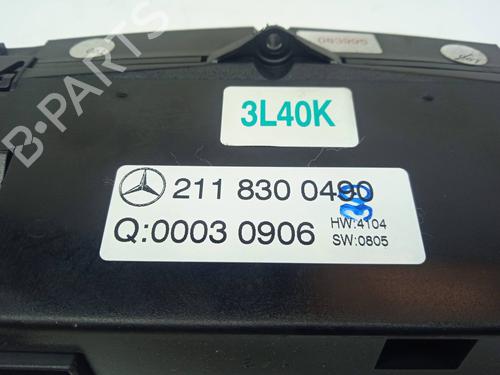 Climate control MERCEDES-BENZ E-CLASS (W211) | BP11166442I5
