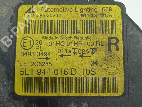 Right headlight SKODA YETI (5L) 2.0 TDI | BP12320439C29