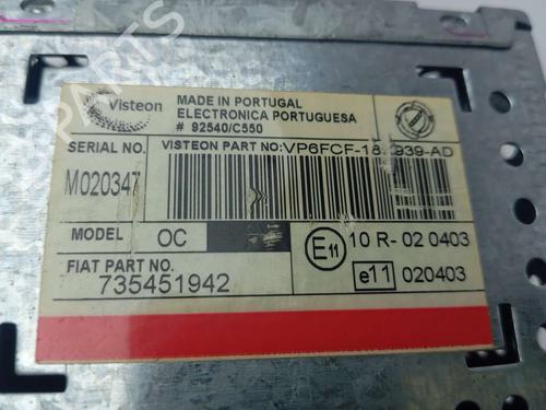 Radio FIAT BRAVO II (198_) 1.9 D Multijet (198AXB1A) | BP26274709E6