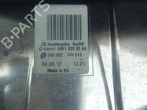 Right taillight SMART FORTWO Coupe (451) 1.0 (451.331, 451.380) | BP31619772C35 