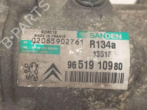 AC compressor PEUGEOT 307 (3A/C) 1.6 HDi 110 | BP31619805M34