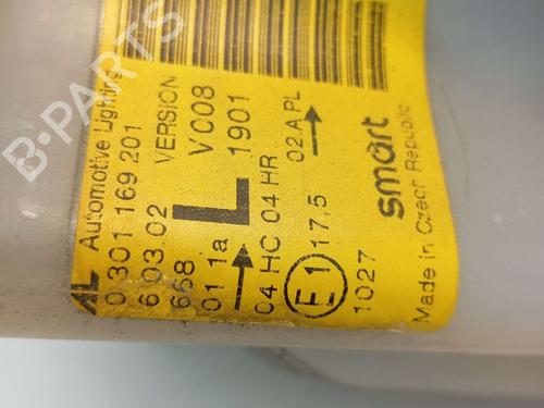 Left headlight SMART CITY-COUPE (450) 0.6 (450.330, 450.332) | BP4337327C28 