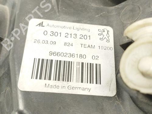 Left headlight PEUGEOT 407 (6D_)  | BP31619012C28 