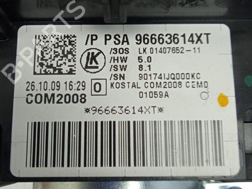 Headlight switch PEUGEOT 3008 I MPV (0U_)  | BP31619194I24 