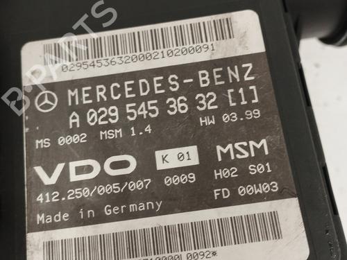 Engine control unit (ECU) MERCEDES-BENZ A-CLASS (W168) A 140 (168.031, 168.131) | BP17725561M57