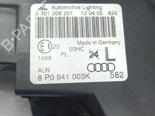 Left headlight AUDI A3 (8P1) 1.9 TDI | BP31906945C28 