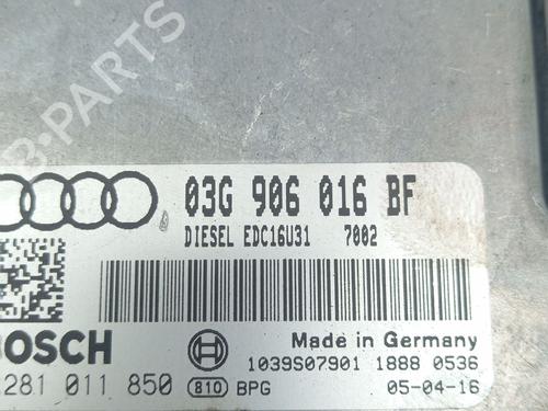 Engine control unit (ECU) AUDI A6 C6 (4F2) 2.0 TDI | BP31619937M57 