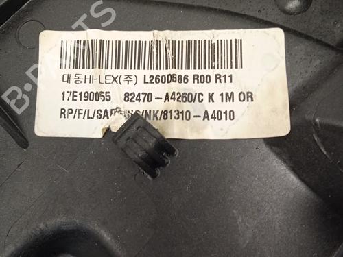 Rudehejsemekanisme ventre foran KIA CARENS IV  | BP31617816C22 