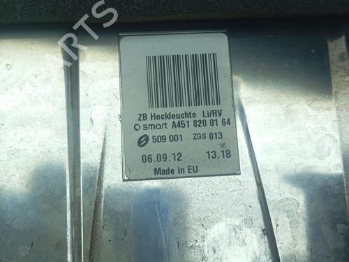 Left taillight SMART FORTWO Coupe (451) 1.0 (451.331, 451.380) | BP31619773C34 