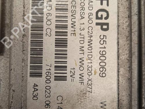 Engine control unit (ECU) OPEL CORSA C (X01) 1.3 CDTI (F08, F68) | BP11159288M57
