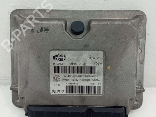 Used Engine control unit (ECU) FIAT PANDA (169_) 1.2 (169.AXB11, 169.AXB1A) (60 hp) 31618857