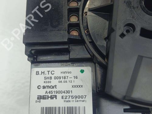 Climate control SMART FORTWO Coupe (451) 1.0 (451.331, 451.380) | BP31619779I5 - Image 5