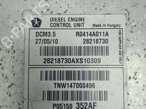 Engine control unit (ECU) JEEP COMPASS (MK49)  | BP31620966M57 