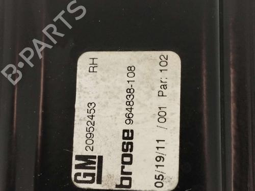 Front right window mechanism OPEL INSIGNIA A (G09) | BP26004264C23 - Image 2